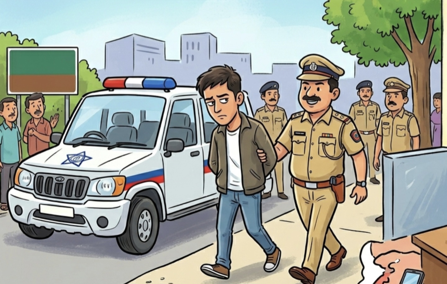 कोल्हापूर पोलिसांची कराडात कारवाई 