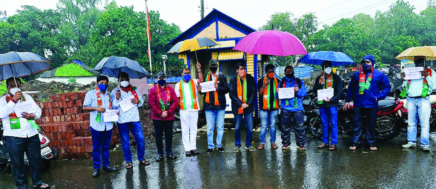 खा. संजय राऊत यांच्या डॉक्टरांबद्दल वक्तव्याचा भाजपकडून निषेध